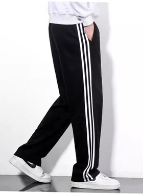 Men Trousers Casual Sports Long Pants Sweatpants Jogger长裤