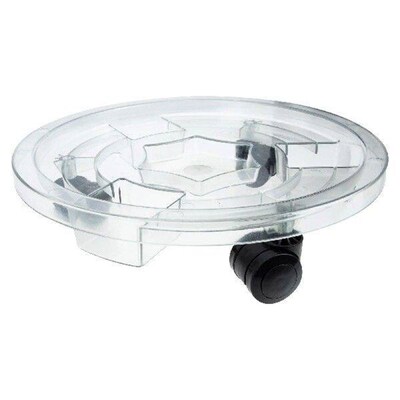 Plant Pot Tray Flower Rolling Stand Large Pots Round
