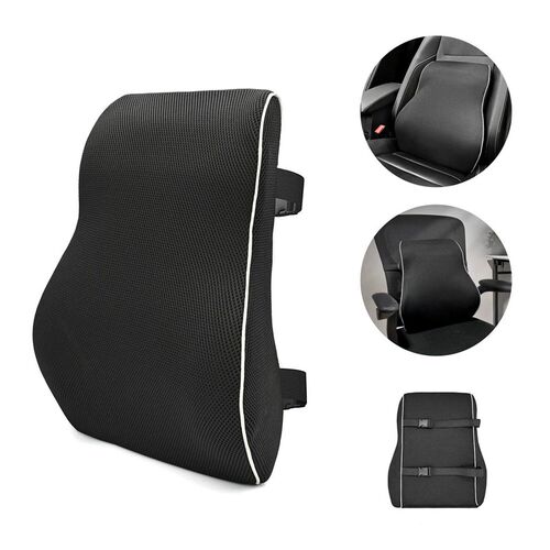 1pc Non-Slip Lumbar Support Pillow Memory Foam Relieve Back