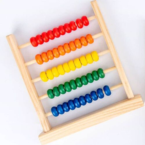 New Children Mini Wooden Abacus Early Math Learning Toy Numb