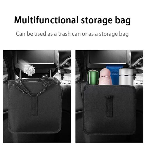 BLALION Large Capacity Car Trash Can with Adjustable Strap 6