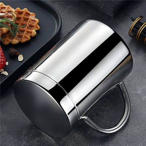 Double Wall Stainless Steel Coffee Mug with lid Portable Cup