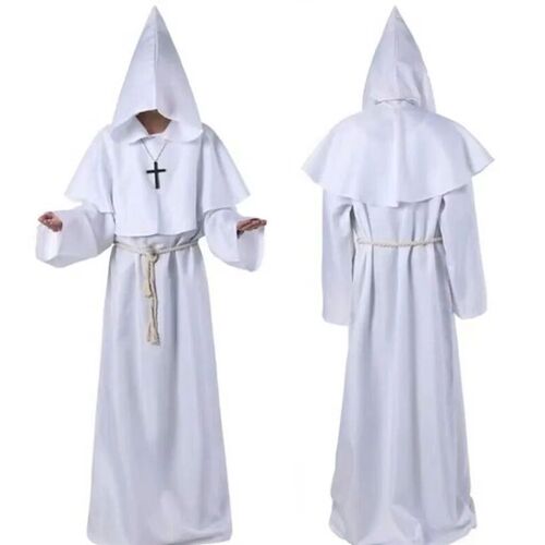 Halloween Cos Costume Ancient Costume Medieval Monk Clothing