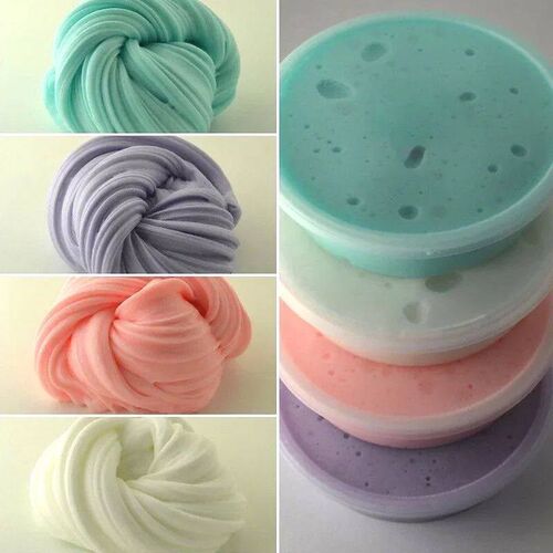 Colorful Fluffy Foam Clay Slime DIY Soft Cotton Slime Ball K