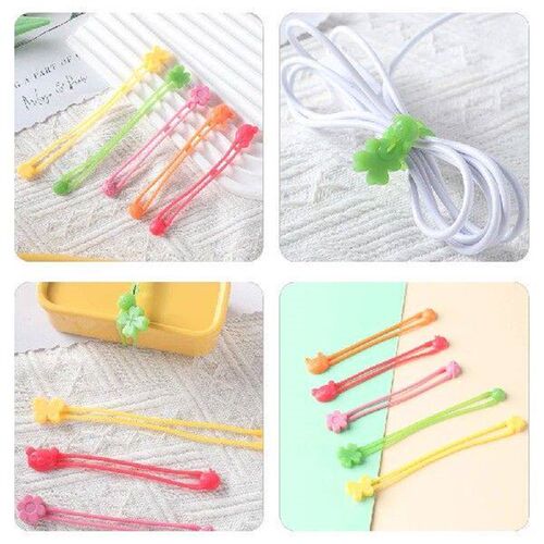 5 Pcs Elastic Lunch Box Decorative Rope Practical Fixing
