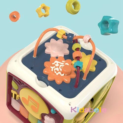 Baby Activity Cube Toddler Toys 7 in 1 Educational Shape Sor