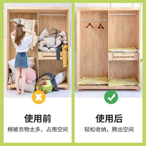 Vacuum compression bag Suction type thickening storage bag