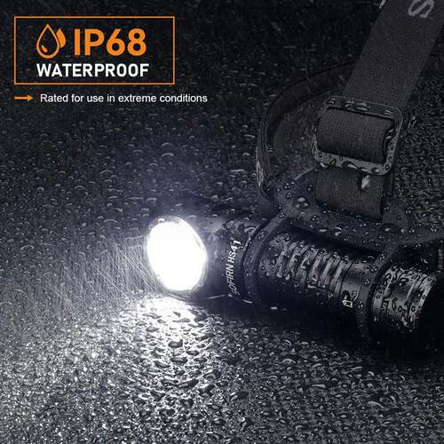 HS41 Headlamp 4000lm 21700 USB C Rechargeable with SST20 LED