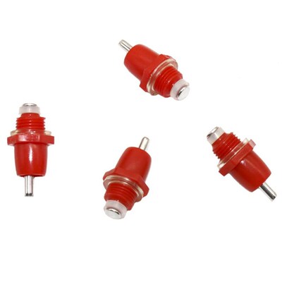 10Pcs Poultry Chicken Nipple Drinker Drinking Fountain Red S