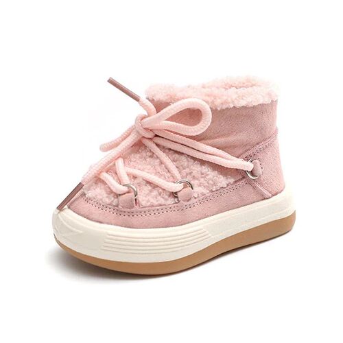 2023 New Winter Baby Boots Warm Plush Rubber Sole Toddler Ki