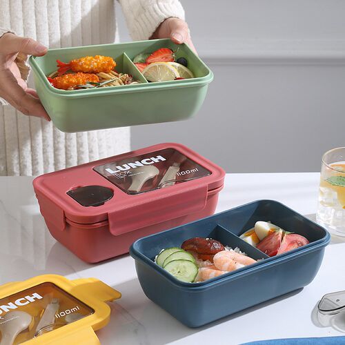 Bento Box Eco-Friendly Lunch Box Food Container Wheat Straw