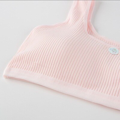 Teen Girls Nonwired Bra with Padding Antipointingout Straple