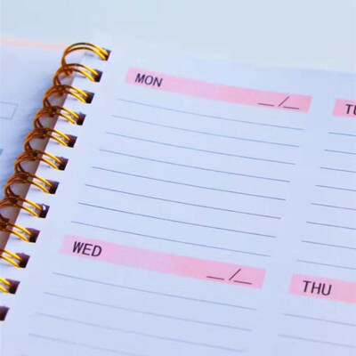 A5 Agenda Planner Notebook Diary Weekly Planner Goal Habit S
