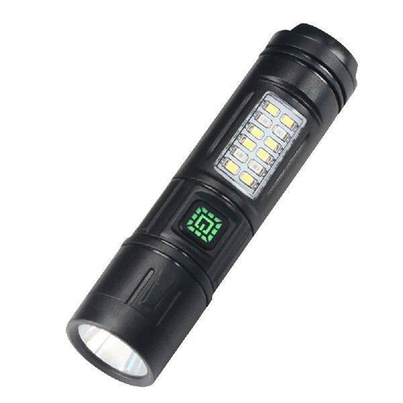 LED Flashlight Rechargeable Work Light With Side Light图片