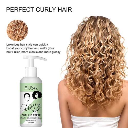 Curly Hair Cream Natural Hair Strands Products Booster Defin