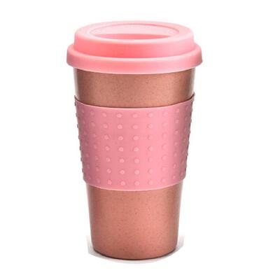 Eco-friendly Coffee Tea Cup Wheat Straw Travel Water Drink M