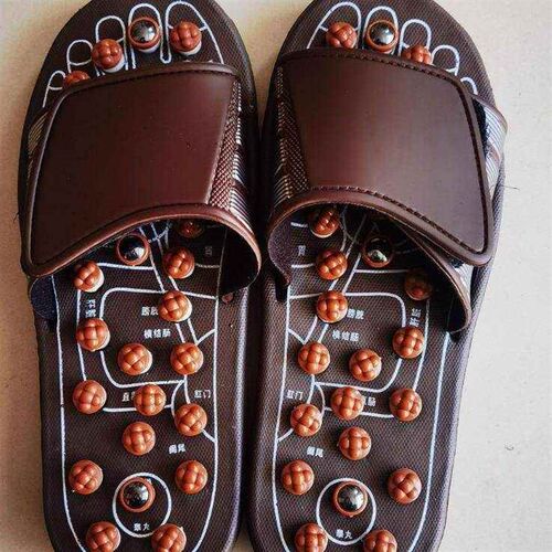 Feet Massage Slippers Foot Reflexology Acupuncture Therapy M