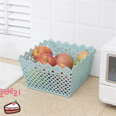 Square plastic storage box, storage basket, organizing rack