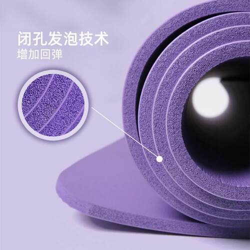 Widened yoga mat, thickened anti slip fitness dance mat垫子