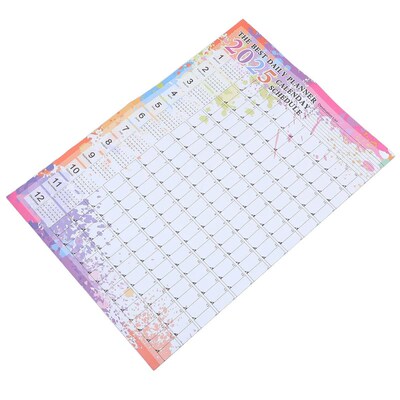 2025 Yearly Creative Wall Calendar Note Electronic Tracking