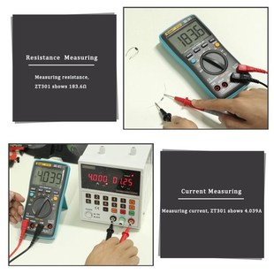Digital Multimeter AC DC Voltage Current 8000 Counts Portabl