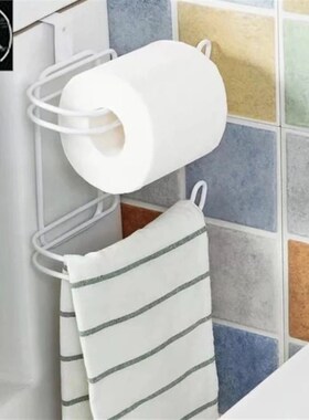 Toilet Tissue Paper Holder Shelf Bathroom kitchen Towel Roll