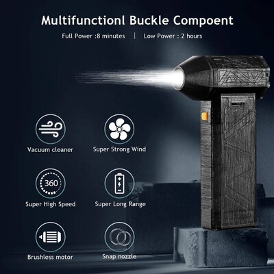 Powerful Electric Air Duster Jet Fan Blower Brushless Violen