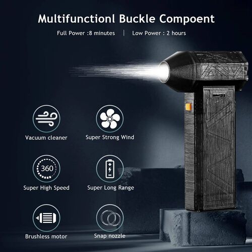 Powerful Electric Air Duster Jet Fan Blower Brushless Violen