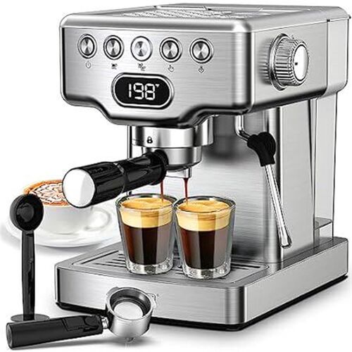 Geek Chef Espresso Machine, 20 Bar Espresso Maker with Mi