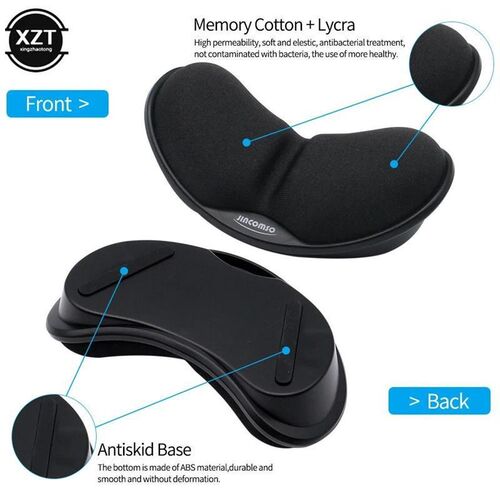 Memory Foam Gaming Mouse Pad Comfort 3D Wrist Rest Rubber Ha