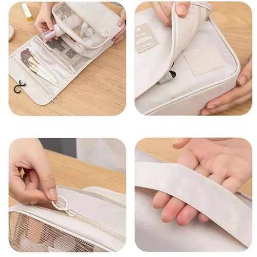 Travel Multi Functional Hanging Makeup Bag With Hanging Wash