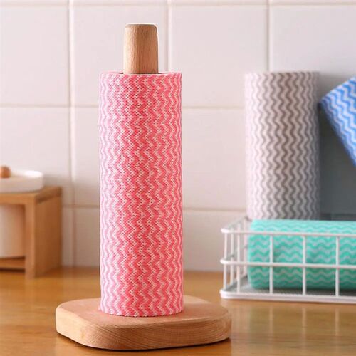 50pcs/Roll Cleaning Cloths Disposable Cleaning Wash Cloth Mu