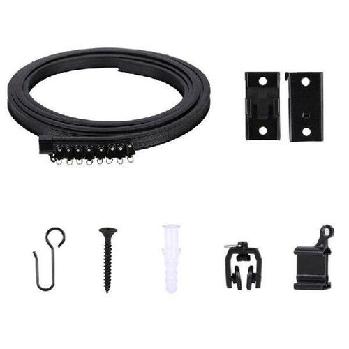 Smooth Glides Ceiling Curtain Rails Kits 9.8ft Flexible