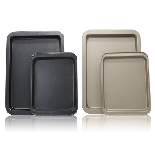 Square Cake Baking Pan Steel Tray Pie Pizza Bread Mould 烤盘