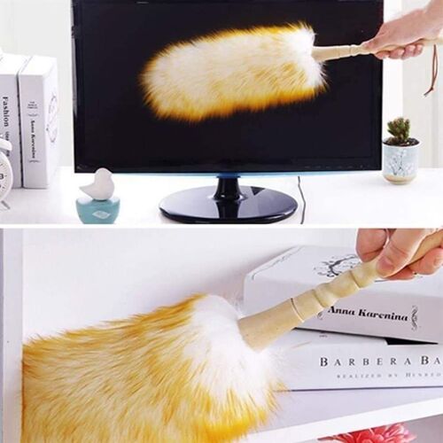 Dust Brush Household Feather Duster Dusting Cleaning Brush W