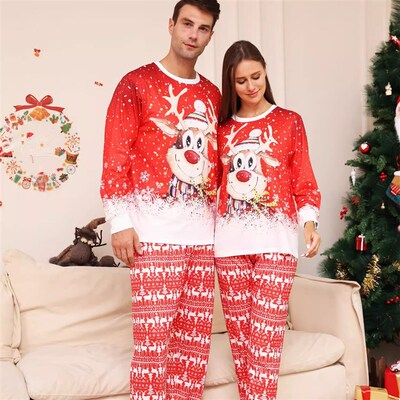 Christmas pajamas family set Xmas Couples kid baby pyjamas
