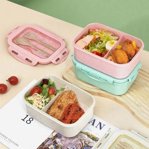 850ml Divided Lunch Box Portable Large Capacity Microwae Ben
