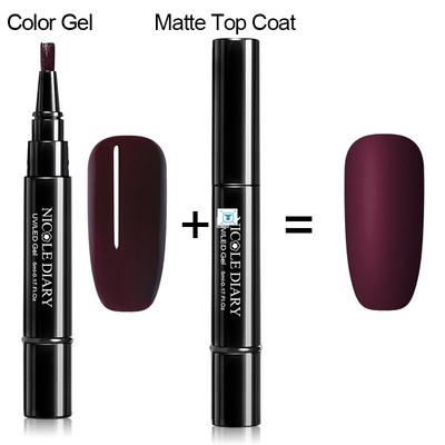 56 Colors Nail UV Gel Polish Nail Varnish Pen One Step 3