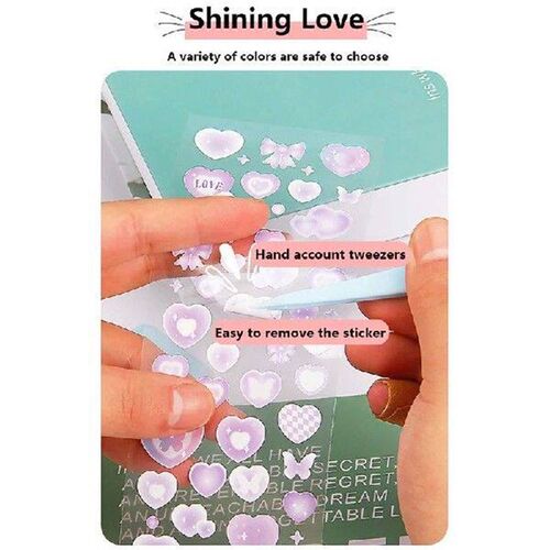 Scrap Sticker Hand Account Tools Plastic Tweezers