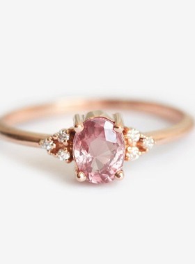 Punk rose Simple Tail ring Rings for women new luxury