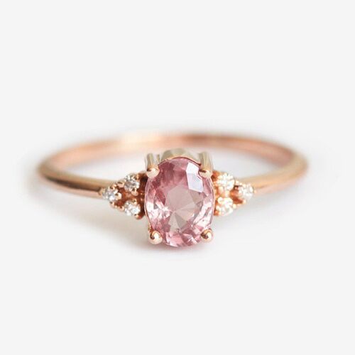 Punk rose Simple Tail ring Rings for women new luxury