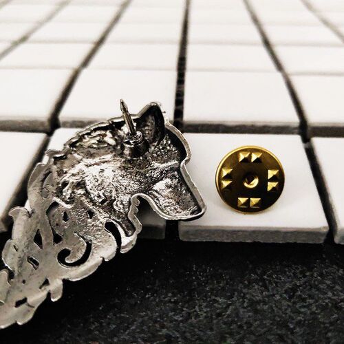 Retro Accessories for Men Stylish Suit Collar Pin Buckle Wol