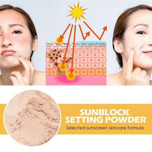 Finishing Powder Makeup Oil Control Waterproof Long Lasting