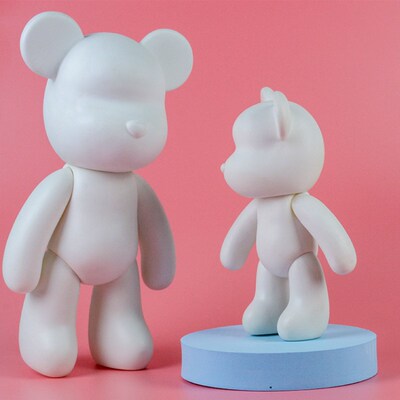 Fluid Bear Handmade DIY Graffiti Model Painting Bear Ornamen