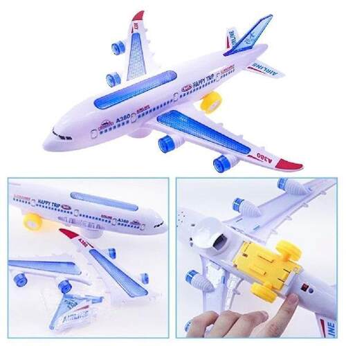 Colorful Light Music Airplane Electronic Universal