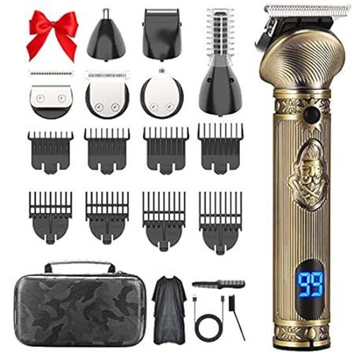 REHOYO Beard Trimmer for Men, Beard Trimming Kit w/Case,