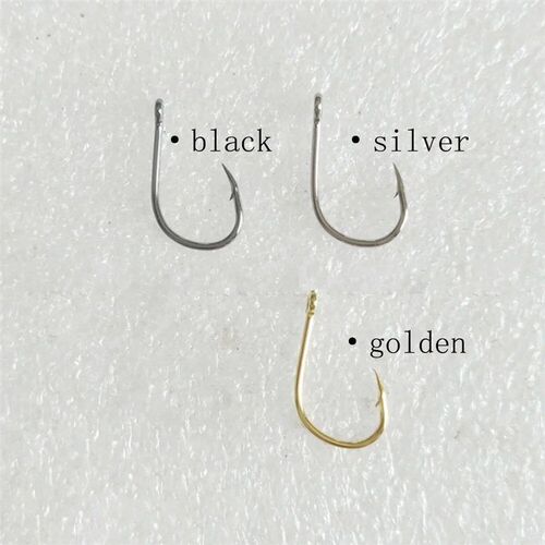 1000pcs Circle Fish Hook Barb 3#-15# Set of High Carbon Stee