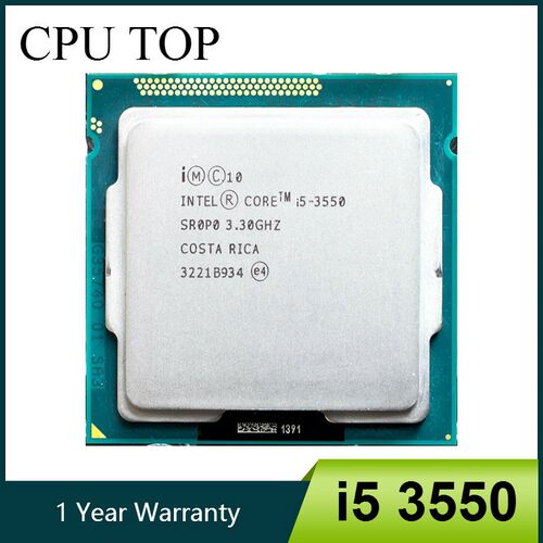 Core i5 3550 Processor Quad-Core 3.3Ghz 77W Socket LGA 1155