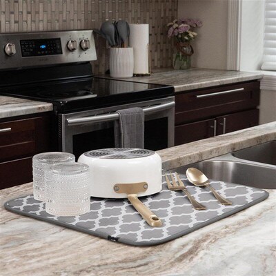 Dish Drying Mat Pad  Kitchen Counter Mat Super Absorbent