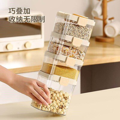 Home-use expandable storage containers, suitable for storing